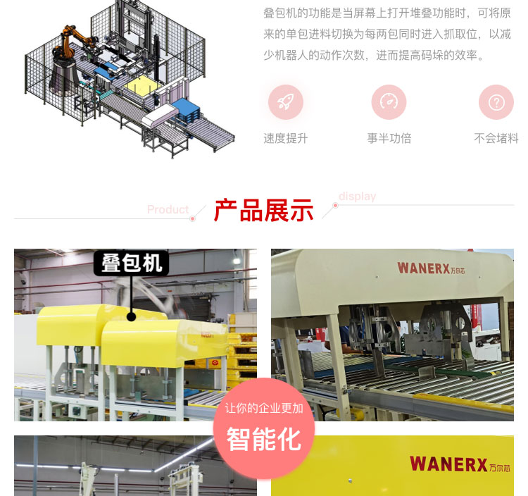 碼垛系統前疊包