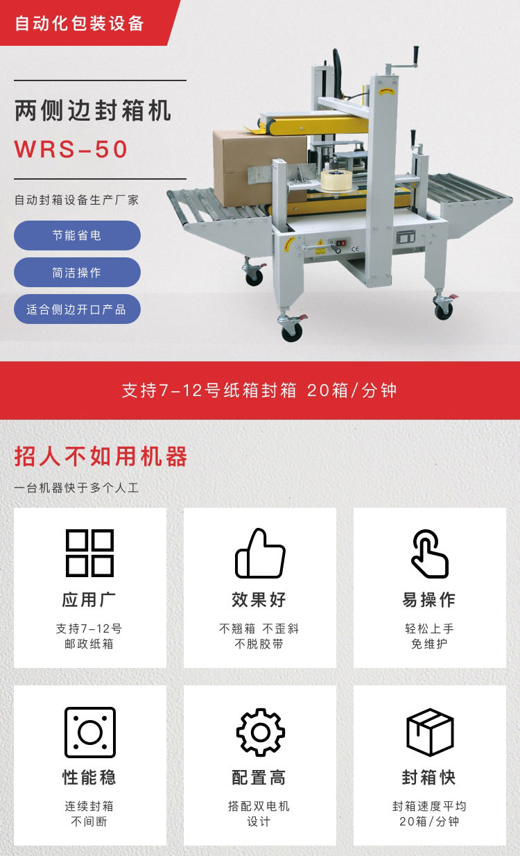 兩側(cè)邊封箱機