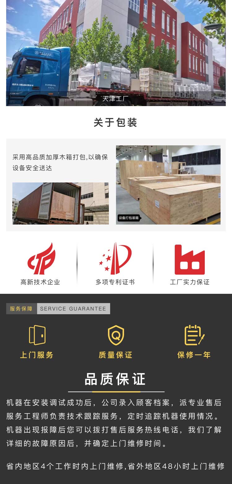 天津華萬封切收縮機